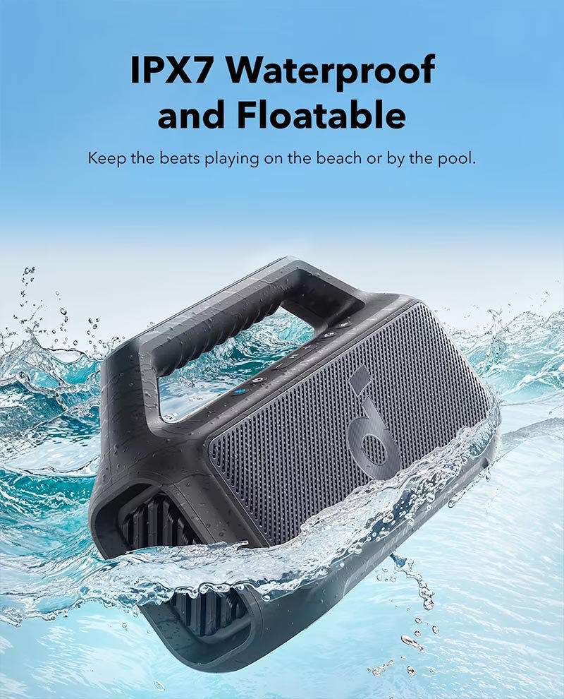 Anker Soundcore Boom 2 SE - 30W Wireless Outdoor Speaker - Black - Image 4