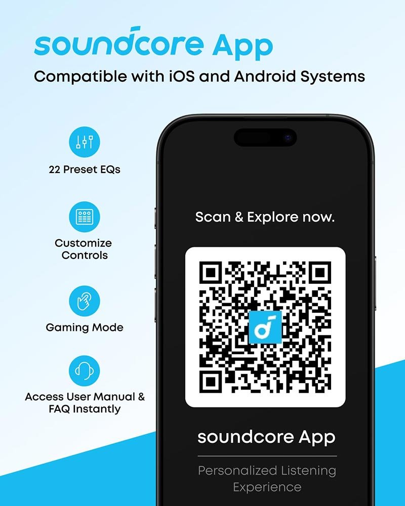 Anker Soundcore R50i NC True Wireless Noise Cancelling Earbuds - White - Image 3