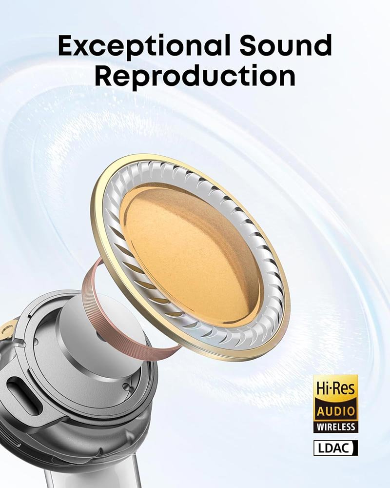 Anker Soundcore Liberty 5 True Wireless Noise-Canceling Earbuds with Dolby Audio - White - Image 5