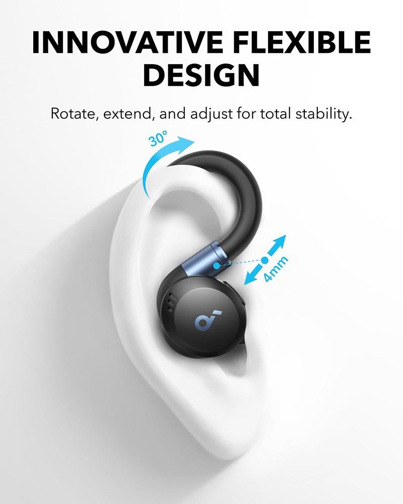 Anker Soundcore Sport X20 True-Wireless In-Ear Sports Earbuds - Black - Image 2