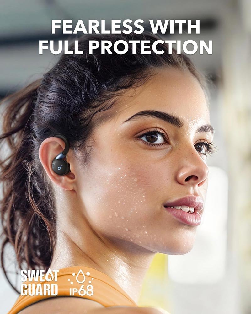 Anker Soundcore Sport X20 True-Wireless In-Ear Sports Earbuds - Black - Image 6