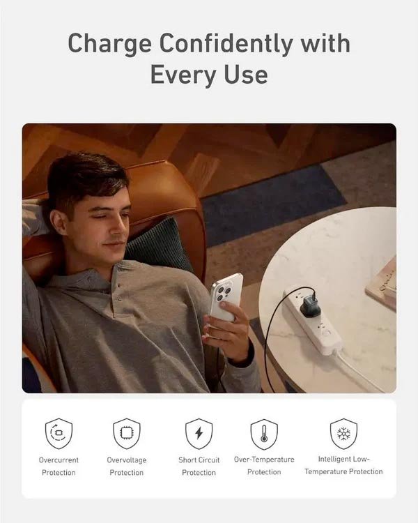 Anker Zolo Charger (20W, PD 3.0) - White - Image 6