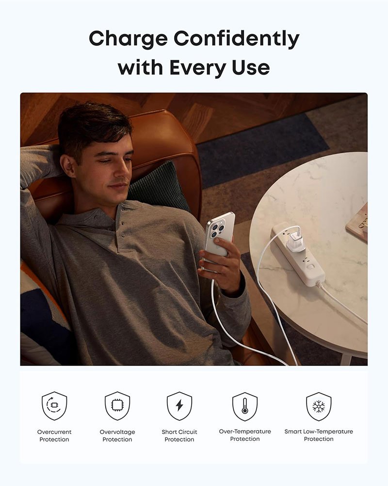 Anker Zolo Charger (30W, PD 3.0) - White - Image 4