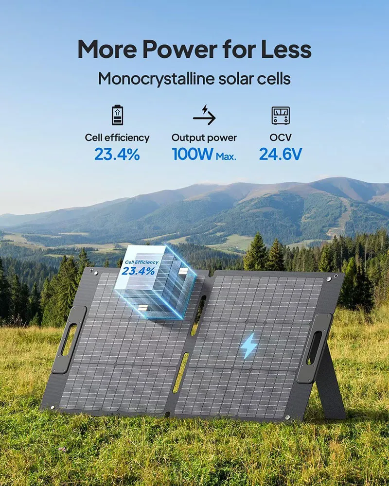 BLUETTI PV100 - 100W Solar Panel - Image 2