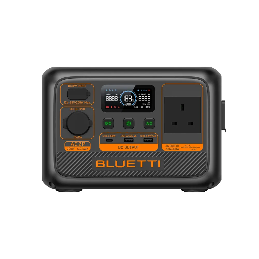 BLUETTI AC2P - 230Wh, 300W Portable Power Station (UK PLUG) - Image 2