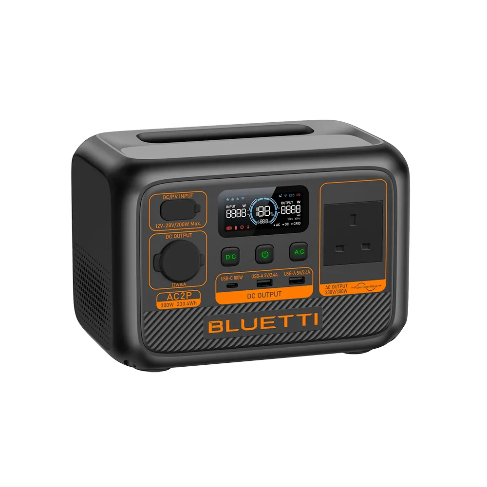 BLUETTI AC2P - 230Wh, 300W Portable Power Station (UK PLUG) - Image 3