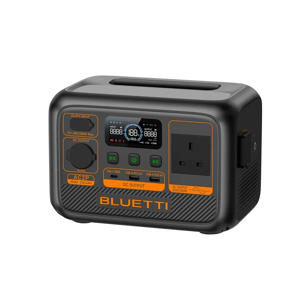 BLUETTI AC2P - 230Wh, 300W Portable Power Station (UK PLUG) - Image 4