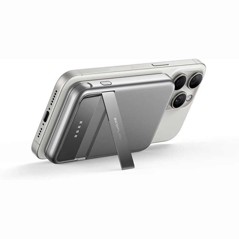 EcoFlow RAPID Magnetic Power Bank (5000mAh, 15W) - EF-RAPID5000 - Silver - Image 13