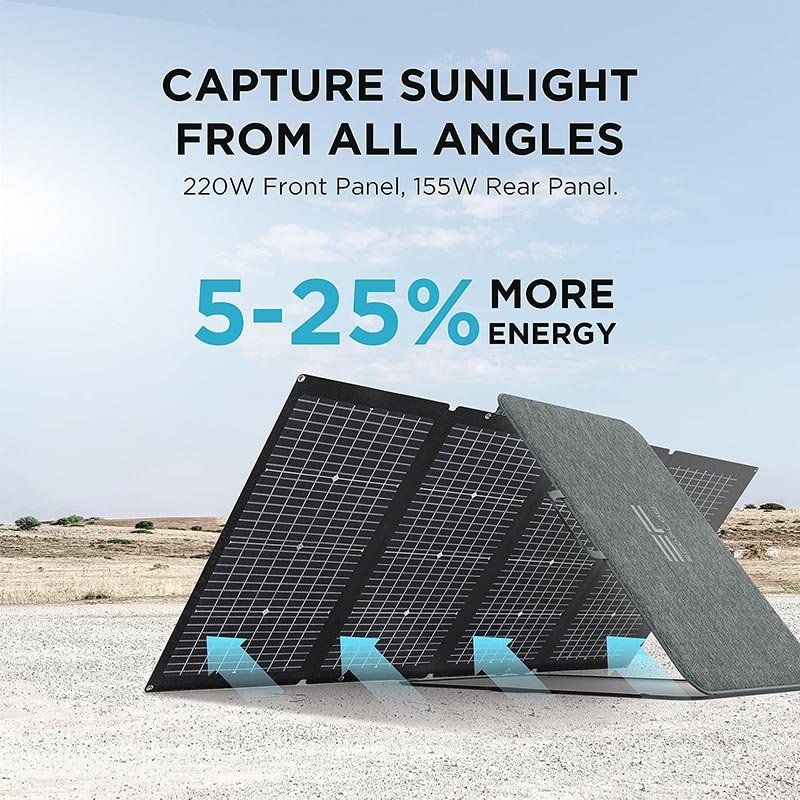 EcoFlow 220W Bifacial Portable Solar Panel (SOLAR220W) - Image 4