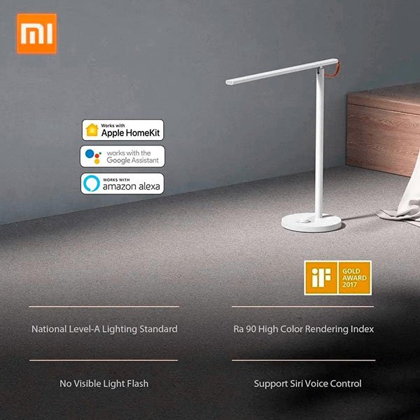 Xiaomi Mi LED Desk Lamp 1S - White (23576) - Image 2