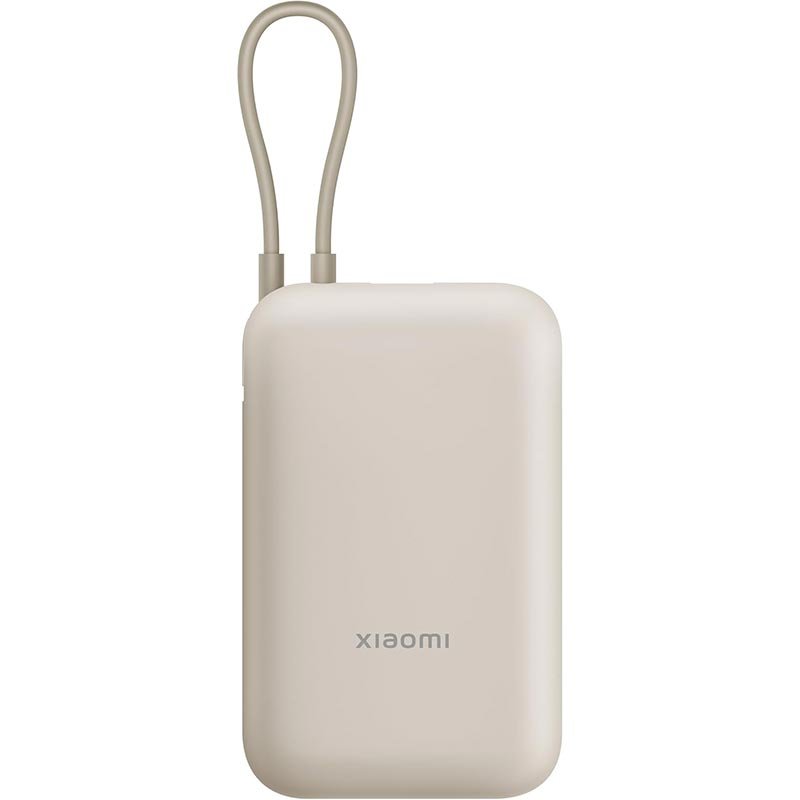 Xiaomi 22.5W 10,000 mAh Power Bank with Intergrated USB-C Cable - Tan (58477) - Image 2