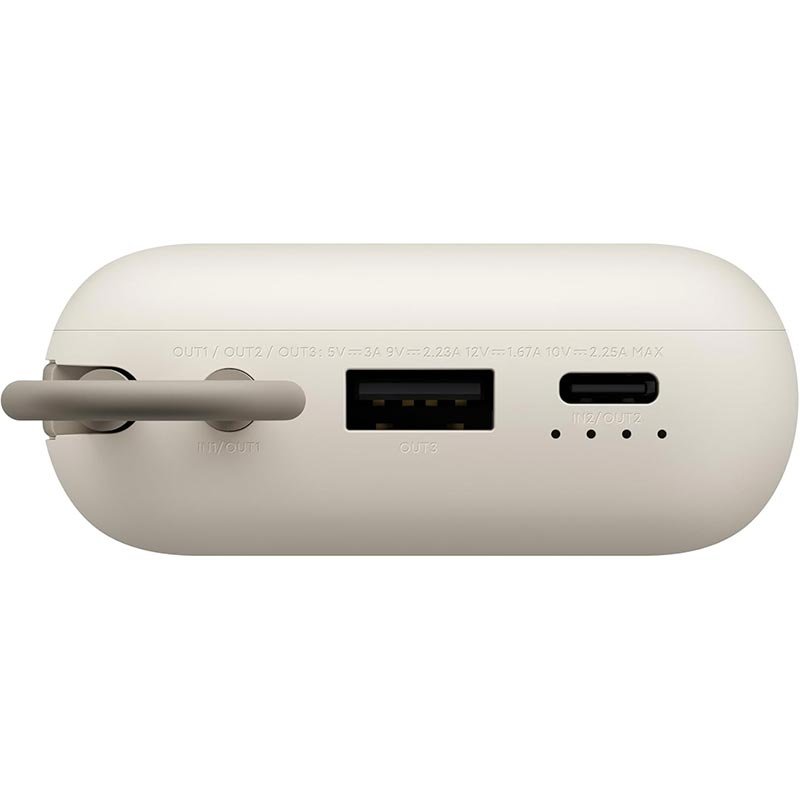 Xiaomi 22.5W 10,000 mAh Power Bank with Intergrated USB-C Cable - Tan (58477) - Image 5