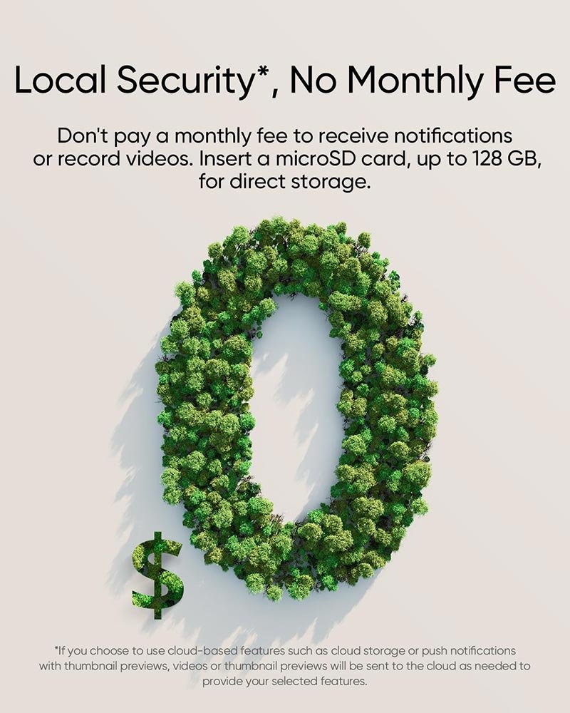 Eufy Security - Indoor Cam C220 - 2K Wired 360 Degree Pan and Tilt Indoor Camera - White - Image 6