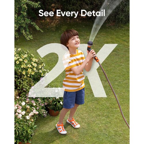 Eufy Security - SoloCam S220 - 2K Solar-Powered Battery Camera - White - Image 2