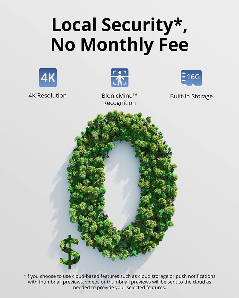 Eufy Security - eufyCam 3 - 2 Cam Kit (S330) - Wire-Free Security Camera with Built-in Solar Panels - White - Image 6