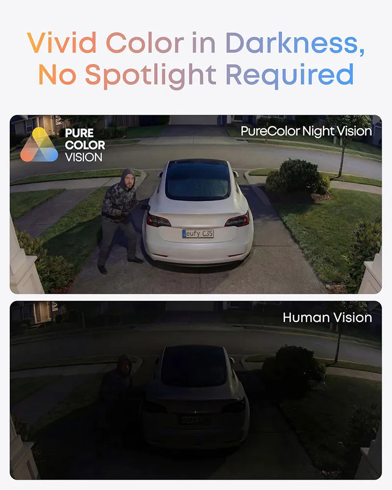 Eufy Security - eufyCam C35 SoloCam - Smart AI Wireless Security Camera - White - Image 4