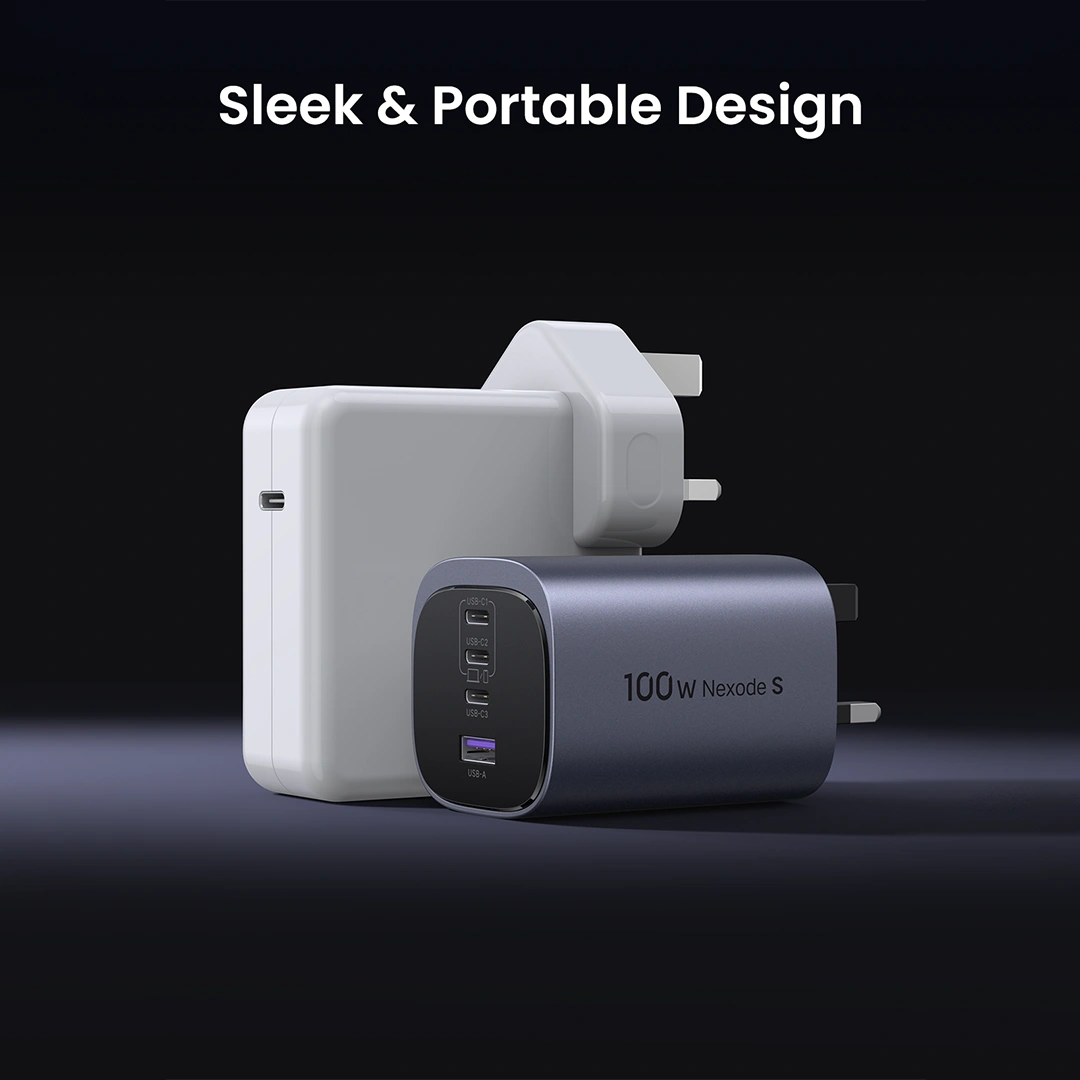 UGREEN Nexode S 100W 4-Port GaN Desktop Charger with 3 USB-C & 1 USB-A (X565) - Image 5