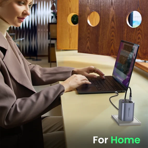 UGREEN Nexode S 100W 4-Port GaN Desktop Charger with 3 USB-C & 1 USB-A (X565) - Image 10