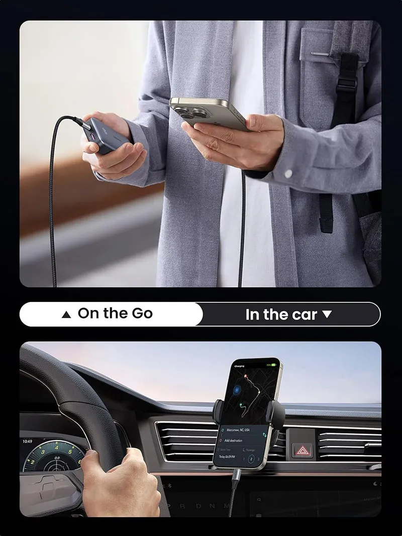 UGREEN UG-90440 USB-C to USB-C Fast Charging Cable 240W 6ft Nylon Braided (US535) - Image 7