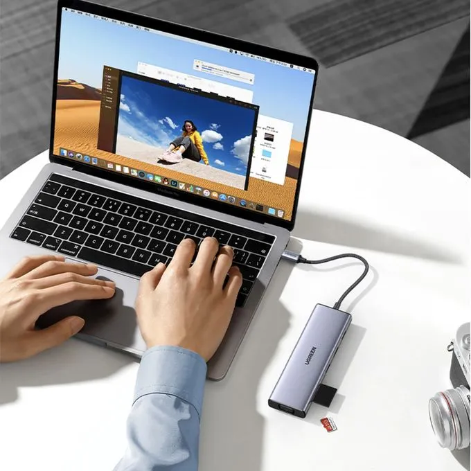 UGREEN 9-in-1 USB-C Multi-function Hub (CM498) — Gray - Image 8