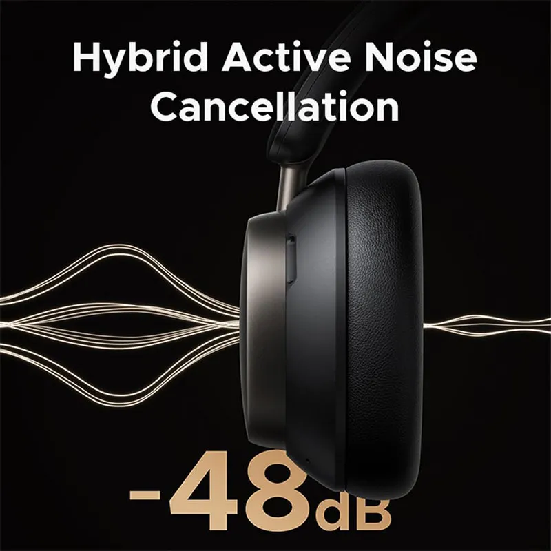 UGREEN Studio Pro Hybrid Active Noise-Cancelling Headphones (HP206) — Black - Image 3