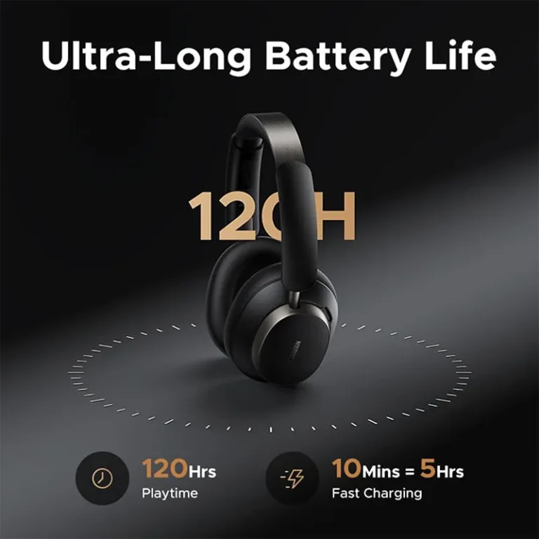 UGREEN Studio Pro Hybrid Active Noise-Cancelling Headphones (HP206) — Black - Image 5